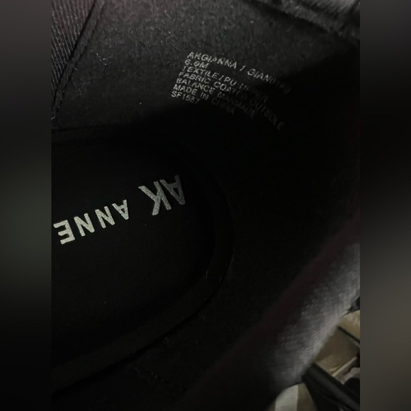 Women’s AK Anne Klein iFlex Gianna Shiny Black Ballet Flats Size 6M - Picture 8 of 8